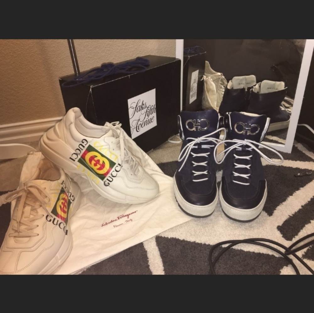 Salvatore Ferragamo Hi-Top Sneakers